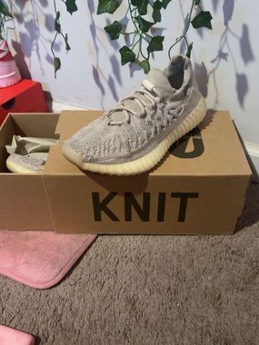 Yeezy Boost 350 V2 Taupe Knit Sneakers
